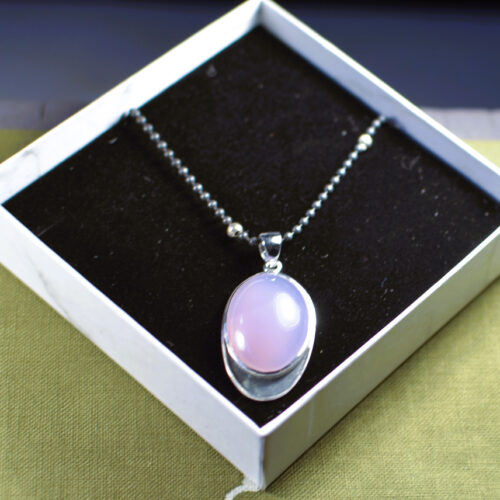 Holly Blue Agate Pendant