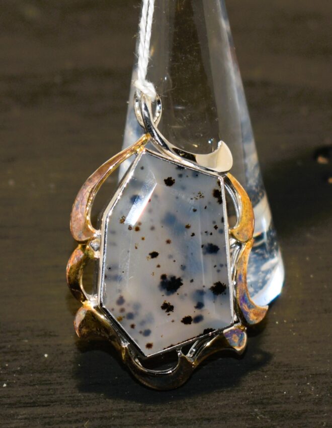 Montana Agate Freeform Pendant
