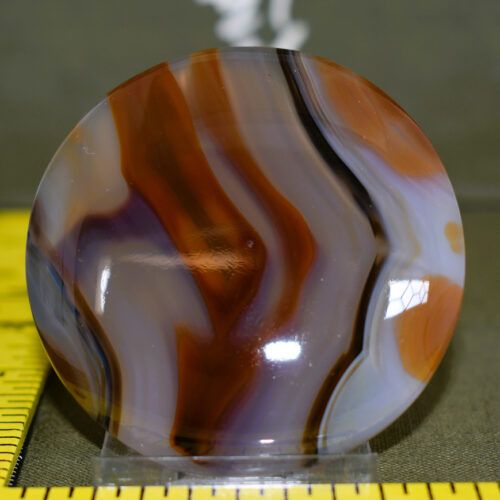 Banded Agate Disc - 65mm