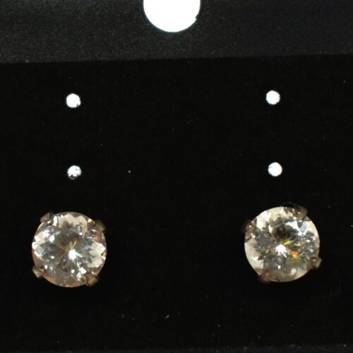 Round Sun Stone Earrings