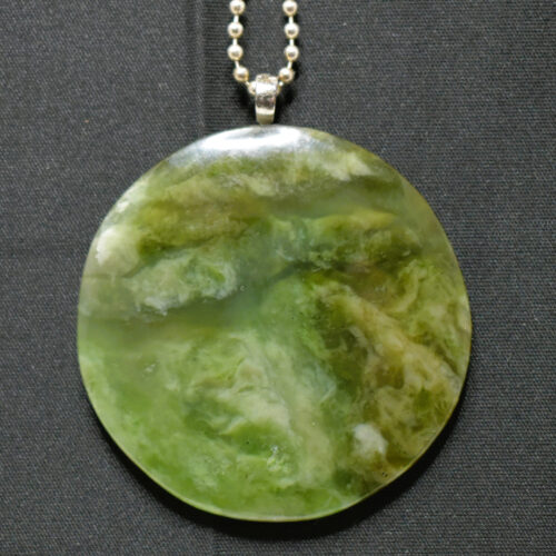 Round Jade Pendant