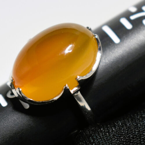 Brazilian Agate Silver Ring