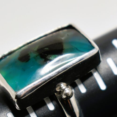 Gem Chrysocolla Silver Ring