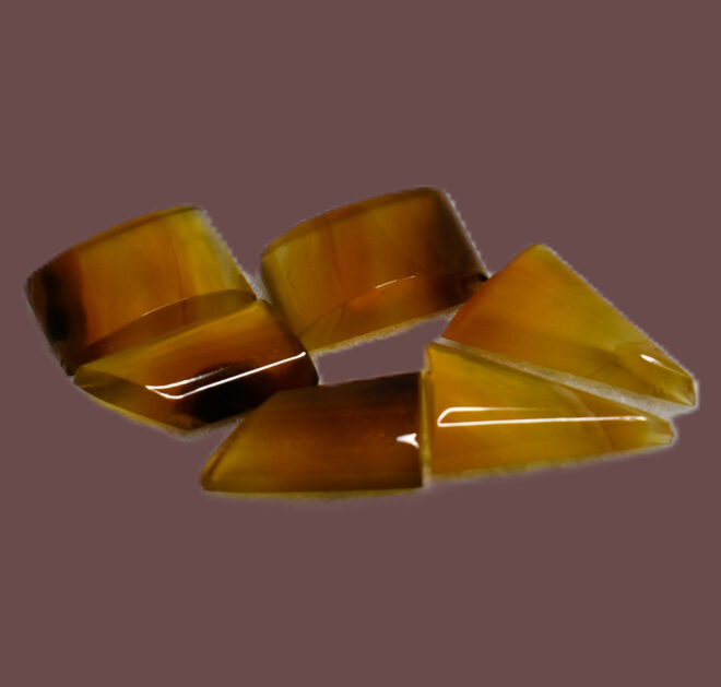 Six Montana Agates