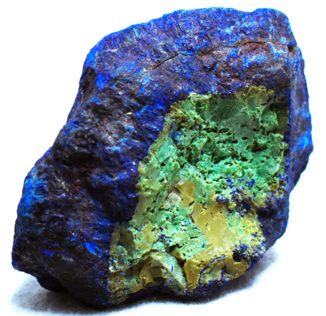 Azurite and Malachite Specimen