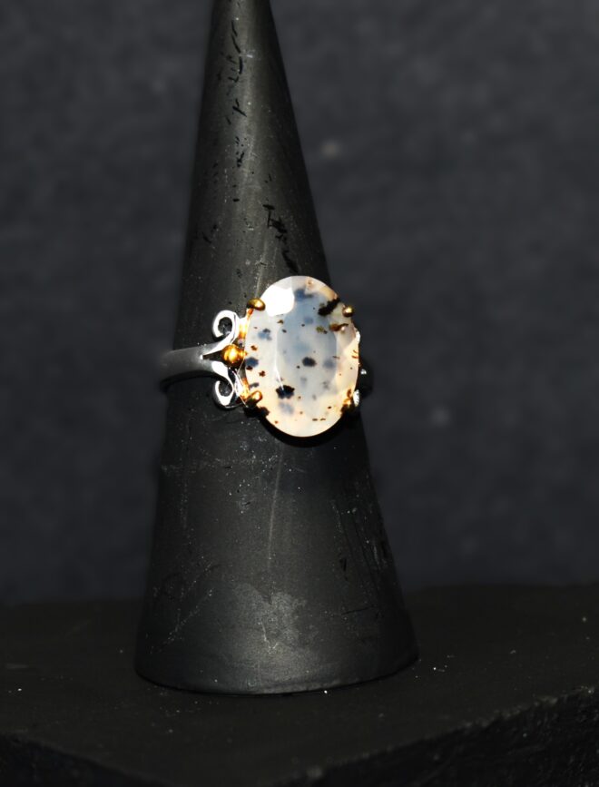 Montana Agate Silver Ring