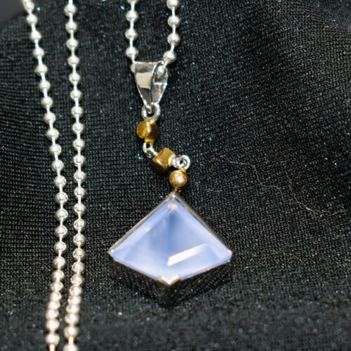 Holly Blue Agate Pendant